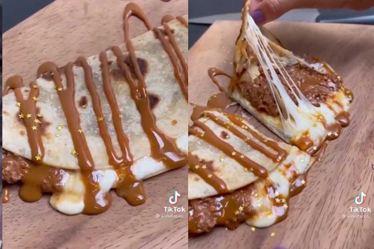 Quesadilla de “Glorias”: El nuevo postre que se ha hecho viral