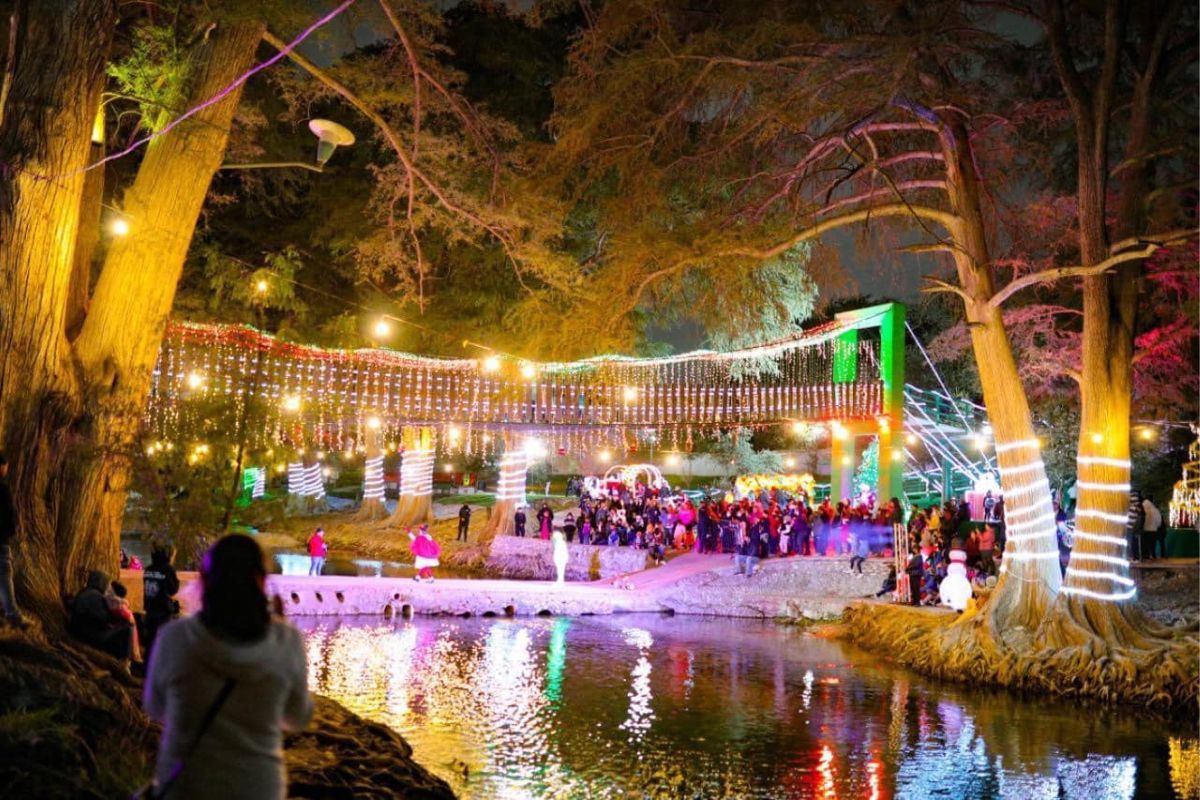 Visita el río encantado de Navidad en Guadalupe